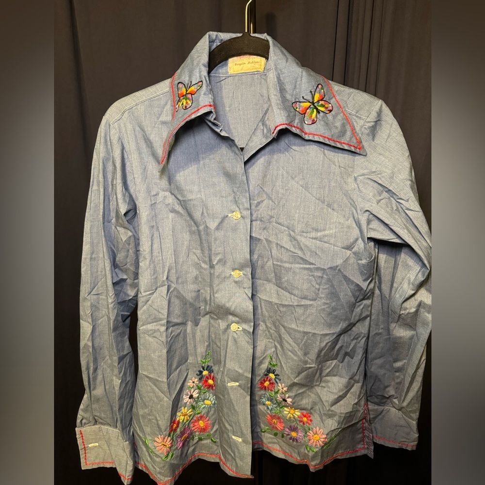 Vintage embroidered top